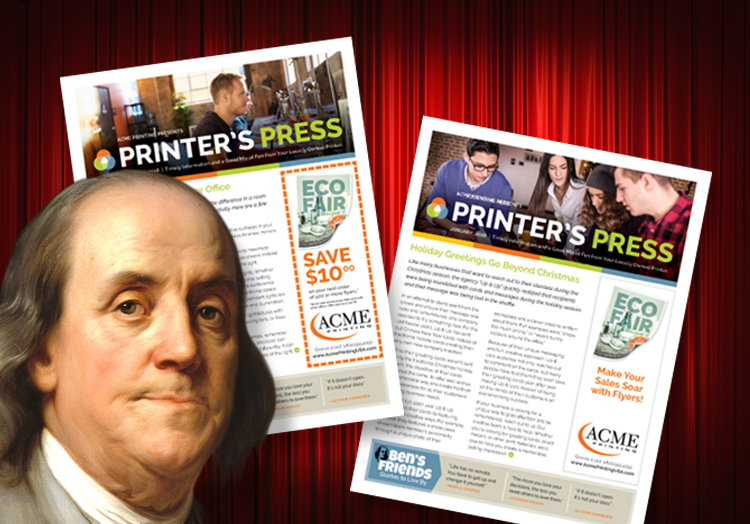 Ben's Friends is back, Printer's Press, Direct Mail, Marketing Ideas For Printers