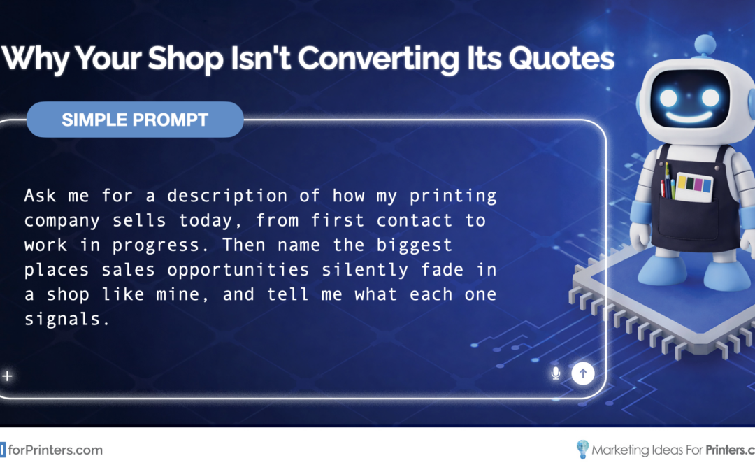 Why Print Shop Quotes Go Cold (And What Most Owners Get Wrong About Fixing It)