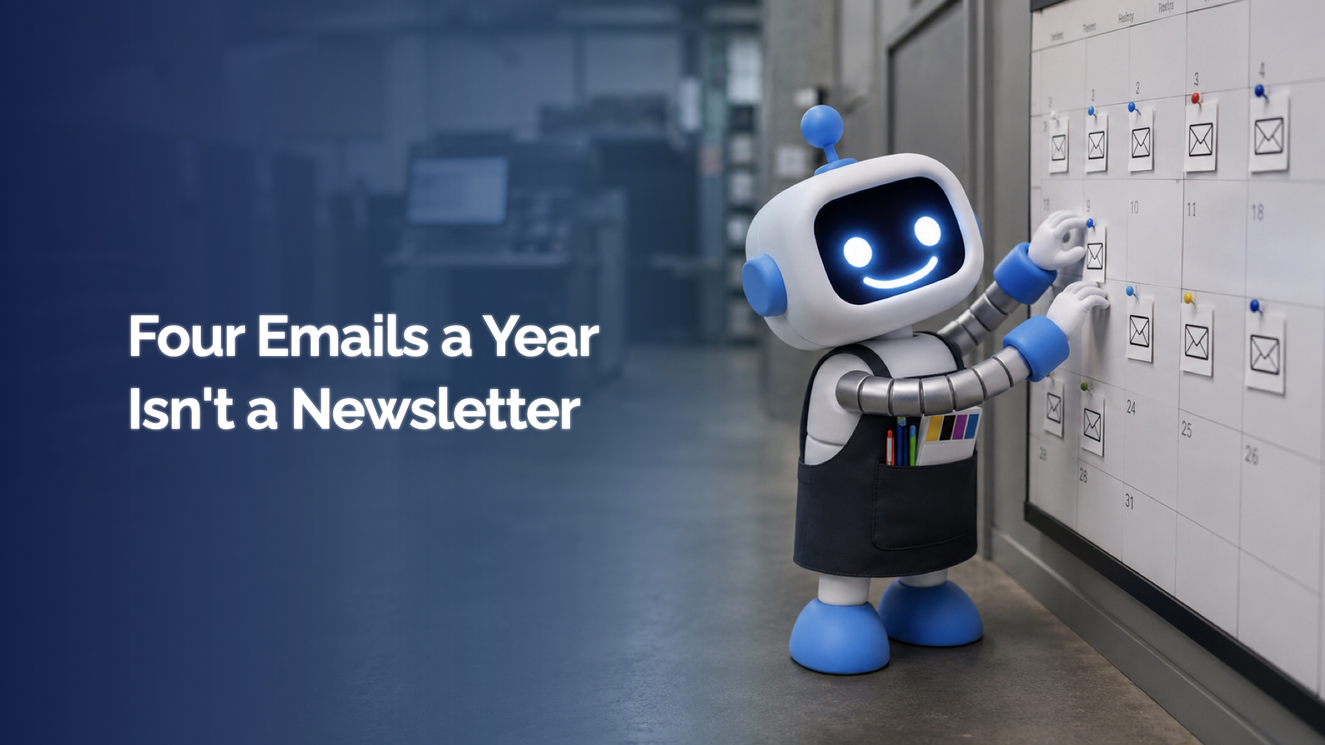 Four Emails a Year Isn’t a Newsletter